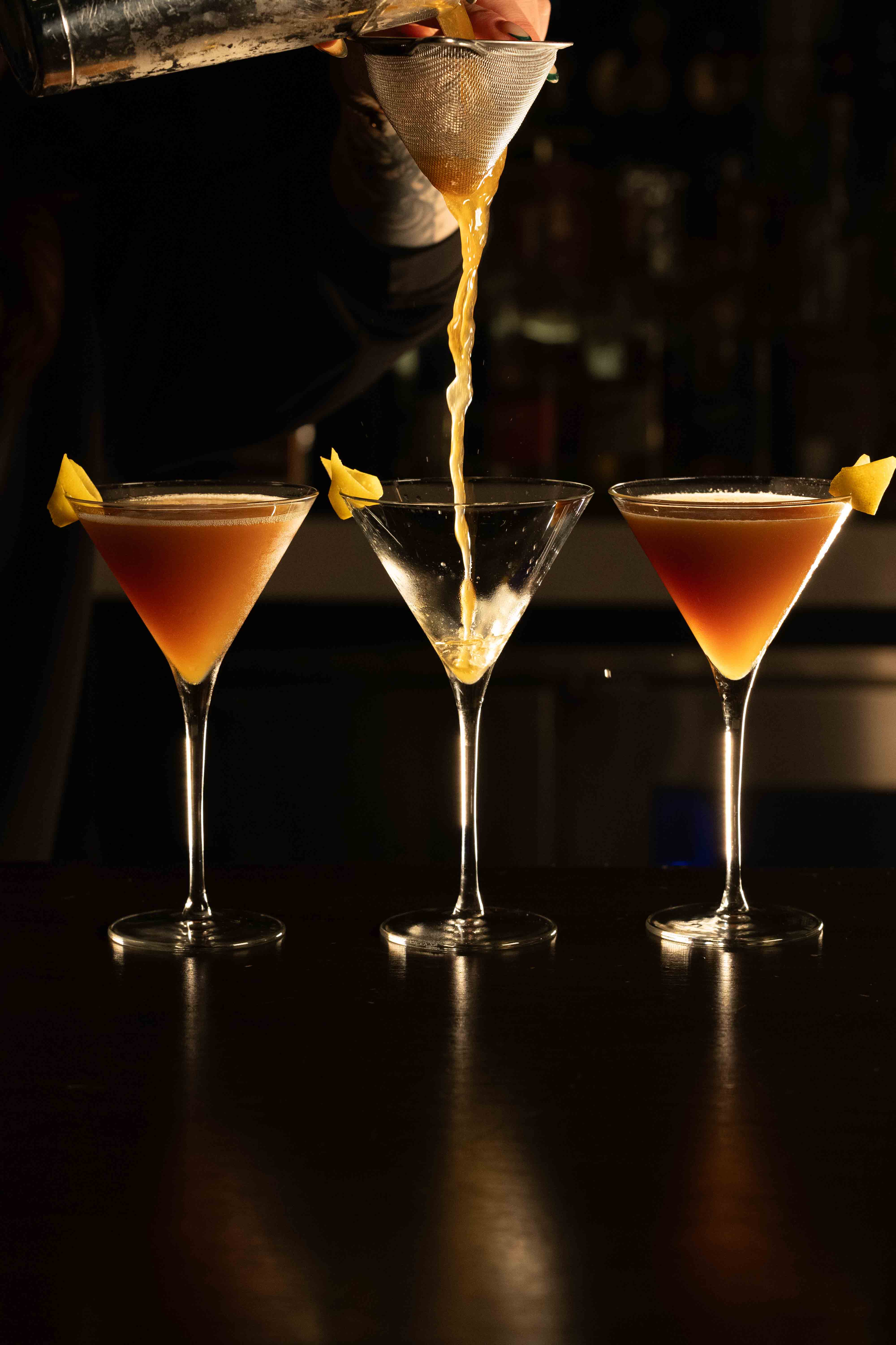 Smoked cocktail service