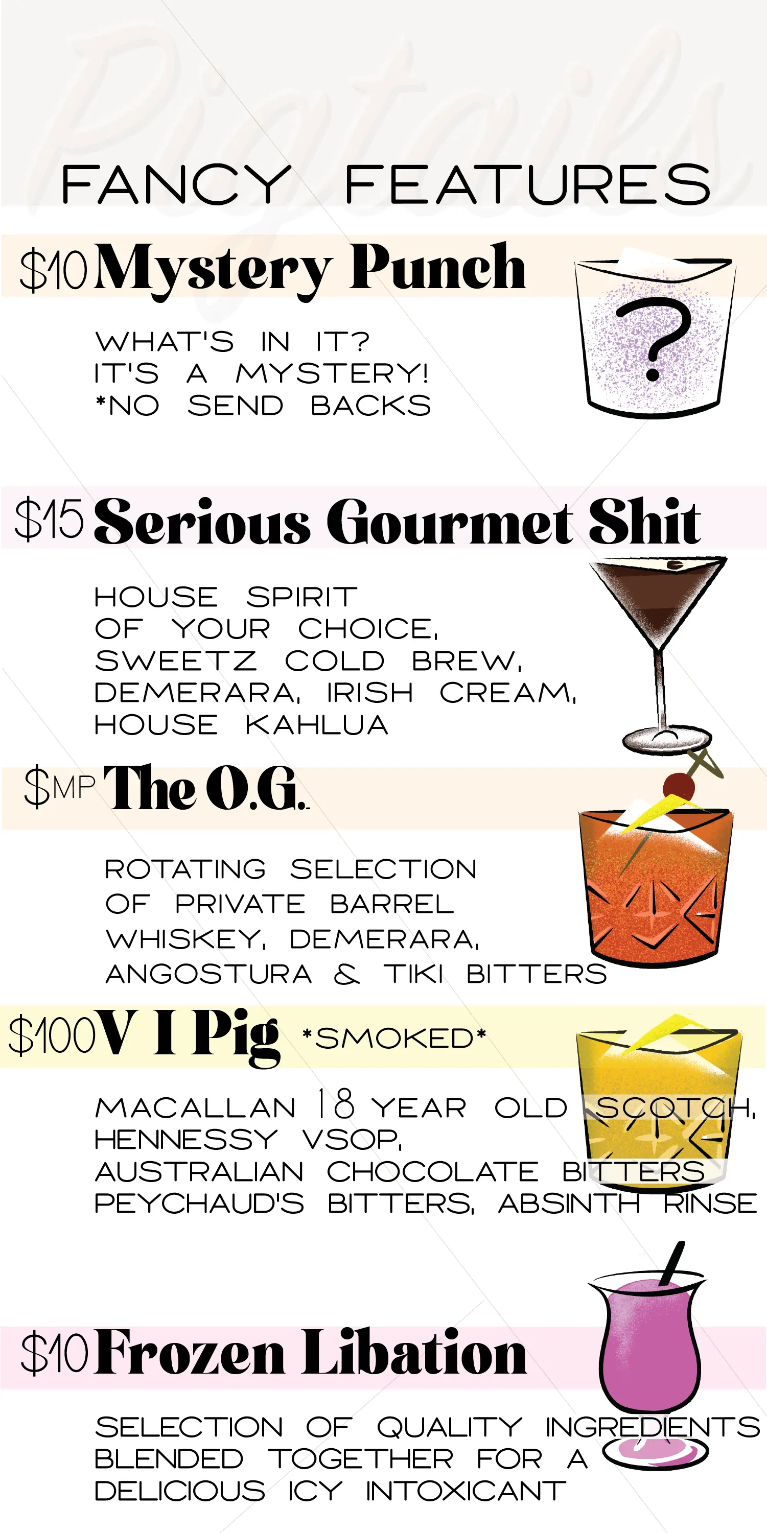 Pigtails A Craft Cocktail Bar Phoenix, AZ