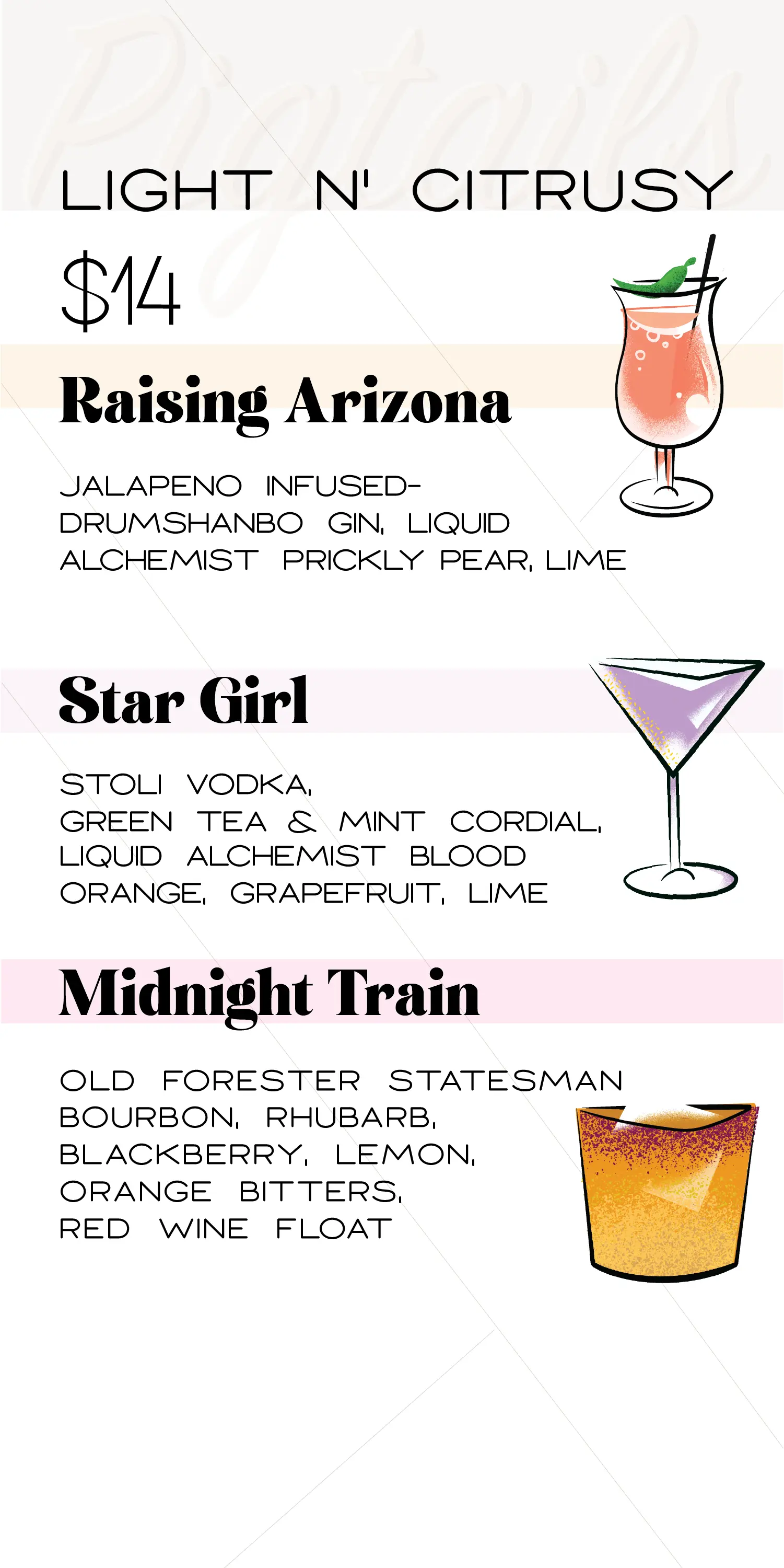 Pigtails A Craft Cocktail Bar Phoenix, AZ